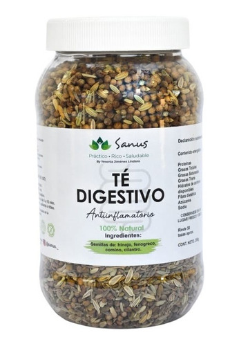 Te Digestivo Antiinflamatorio 100% Natural