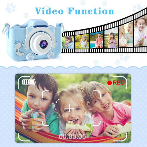 Zdx Cámara Digital De Juguete For Niños L X5s Con Dibujos