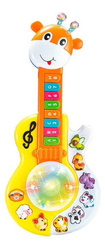 Guitarra Musical Didactica Para Bebe Con Luces Y Sonidos