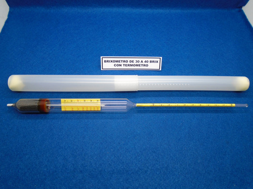 Brixometro De 30 A 40 Brix Con Termometro Chaser