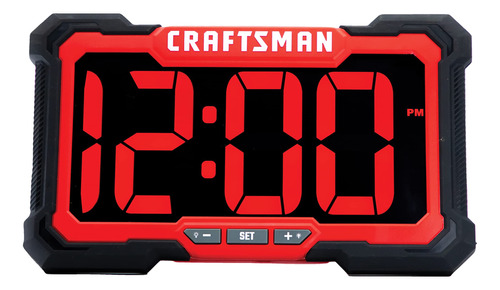 Craftsman Reloj Digital Led De 11  Con Compatibilidad Versat