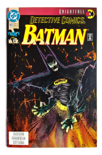 Detective Comics 662 Dc 1993 Knightfall Pt 8 Batman Dixon