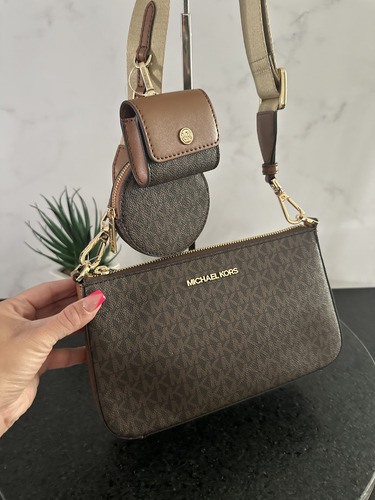 Bolsa Crossbody Michael Kors Jet Set Travel Multi Mk