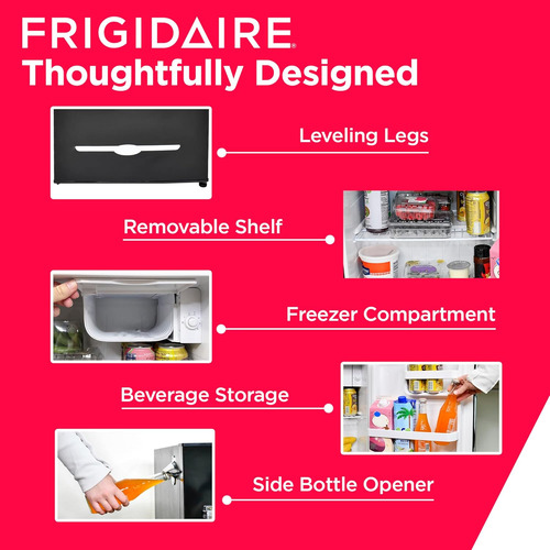 Frigidaire Amz Efr176 - Mini Refrigerador Retro De 1.6 Pies