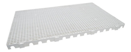 Estrado Piso Plástico 100x60cm Branco Pallet Deck