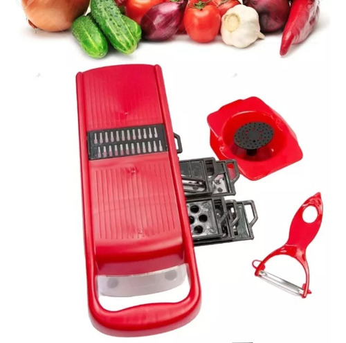 Cortador De Verduras Y Fruta Multifunción 6 En 1 Mandolina