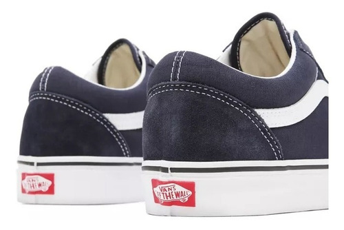 Imagen 6 de 8 de Zapatillas Vans Mod Old Skool Azul Oscuro Nueva Colección