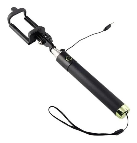 Imagen 3 de 5 de Palito Selfie Sewy Ss01 Negro Con Cable
