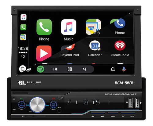 Pantalla Auto Stereo In Dash Android Auto Carplay Bluetooth