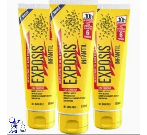 Repente Exposis Gel Infantil 100 Ml (3 Unidades)
