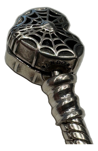 Brazalete Plata 925 Spiderman Disney Plateado 18 Cm 18 Cm