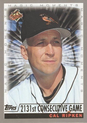 Mlb Cal Ripken Topps Consecutive Game 2000 # 238