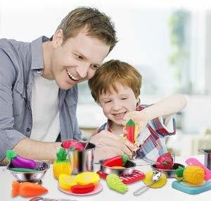 Juego De Juegos De Cocina Para Niños, Juego De Ollas Y...
