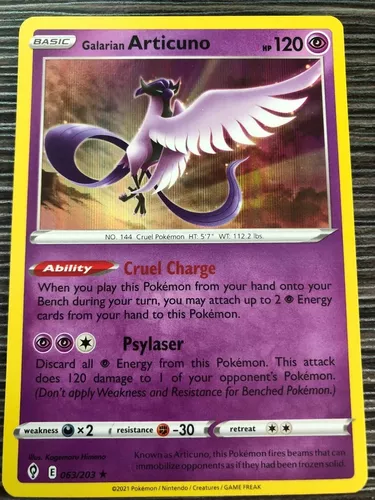 Articuno de Galar-V / Galarian Articuno-V (58/198)