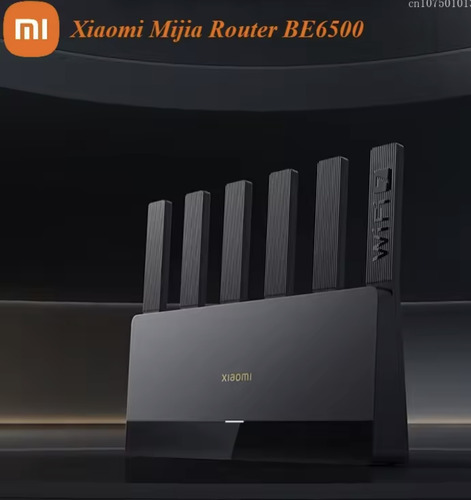 Roteador Xiaomi Be6500 Wi-fi Mesh 6500 Mbps 6 Antenas Wifi 7