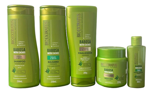 Kit Hidratação Biológica Nutri Cachos Bio Extratus K423