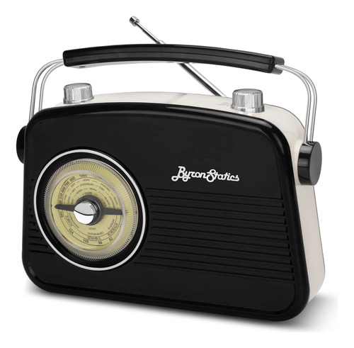 Byronstatics Radio Am Fm Negra - Pequeñas Radios Portátiles