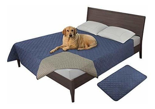 Cubrecama Para Perros Easy-going Impermeable Color Azul