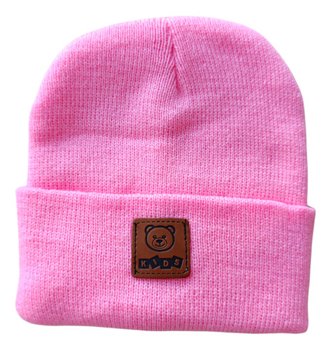 Gorro De Lana Para Bebe Gorrito Invierno Bebe Rosa Chicle Dolly 5 Unico Lana Cashmilon