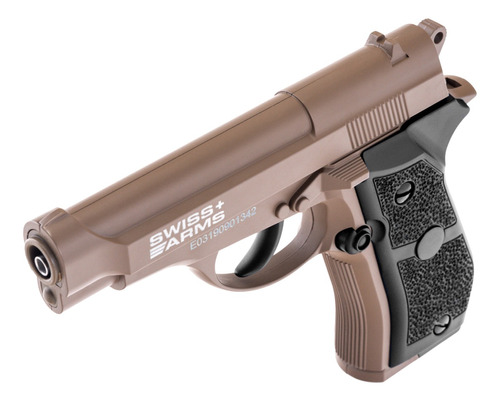 Pistola Swiss Arms P84 Tan Semiautomatica Full Metal Cal 4.5