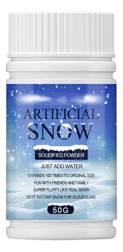 Nieve Artificial En Polvo Decoración Navideña De Invierno