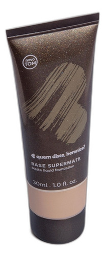 Base de maquiagem líquida Quem Disse, Berenice? 0 Base Líquida Supermate 30ml Cor 03F - 30mL