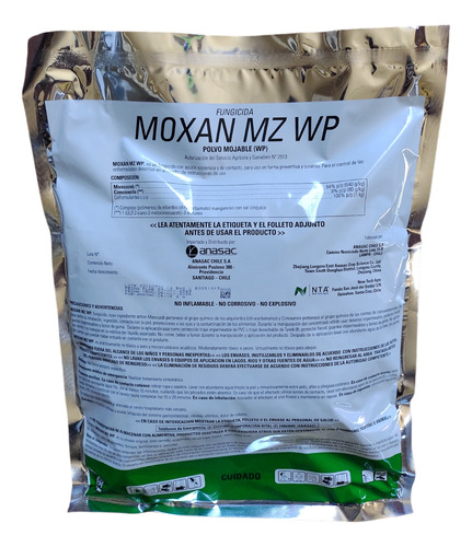 Moxan Mz Wp Fungicida Para El Tizón Preventivo Y Curativo
