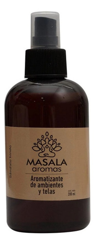 Aromatizante Masala Spray De Ambientes Y Textil 200ml