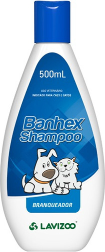 Shampoo Blanqueador Perros Y Gatos 500 Ml Lavizoo