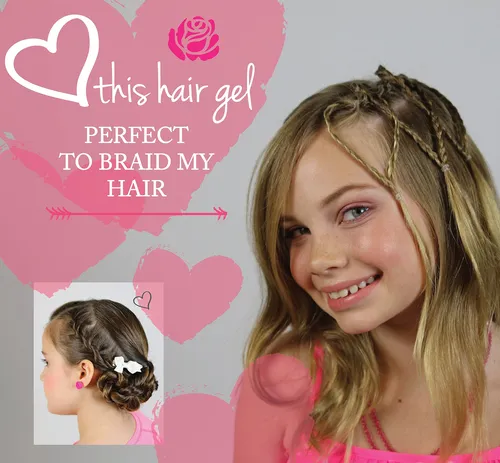 Gel Para El Cabello Little Roseberry Light Hold Organic Aloe
