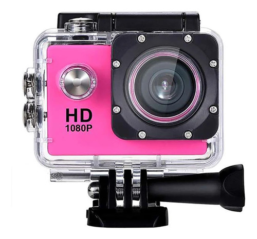 Videocamara Accion Deportiva Hd 1080p Sumergible Seguridad