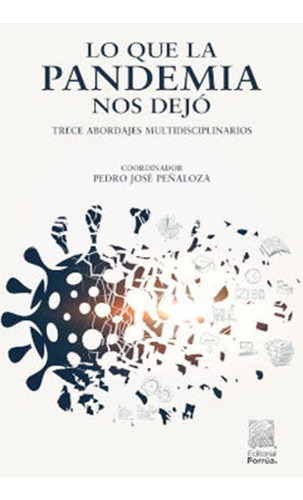 Lo que la pandemia nos dejó: No, de Peñaloza, Pedro José., vol. 1. Editorial Porrua, tapa pasta blanda, edición 1 en español, 2021