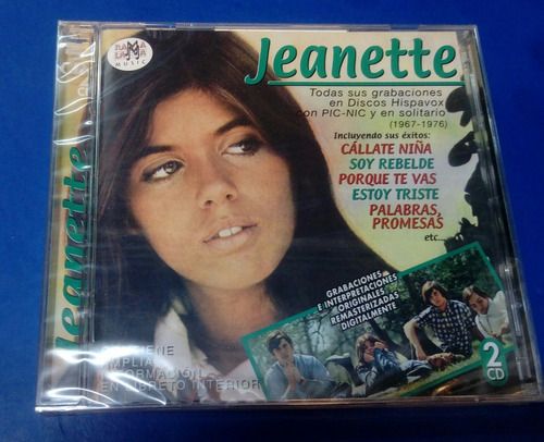 Jeanette Todas Sus Grabaciones 1967-1976 2cds Sell Españ Jcd