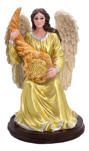 Figura Angel Abundia 25cm  Bienestar Riqueza Y Prosperidad