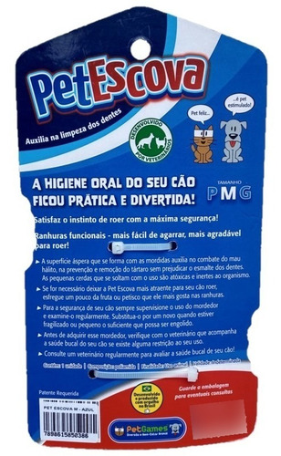 Mordedor Pet Escova Em Nylon M