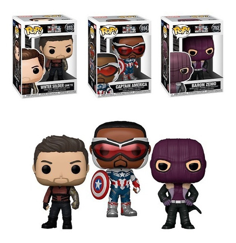 Set Funko Pop! Marvel: Falcon & The Winter Soldier