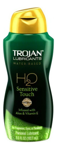 Lubricante H2o Trojan Piel Sensible Vitamina E Y Aloe