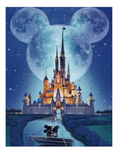 Kit De Pintura Diamantes Diamond Painting Castillo Disney