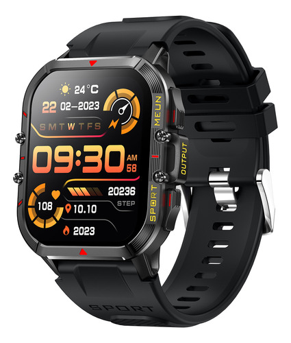 Smartwatch Ip68 Con Monitoreo De Sueño, Estrés, Ánimo Etc.