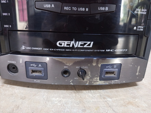 Módular Cerebro Sony Genezi Gtr77 Doble Usb Leer Descripció Negro 260 W (Usado)
