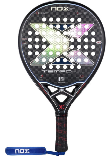 Paleta Padel Nox Tempo Wpt Luxury Series 23 - Olivos Color Negro