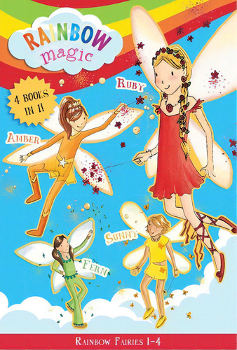 Rainbow Fairies: Books 1-4: Ruby The Red Fairy, Amber The Orange Fairy, Sunny The Yellow Fairy, F..., De Meadows, Daisy. Editorial Silver Dolphin Books, Tapa Blanda En Inglés