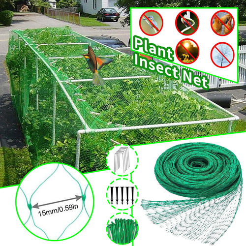 La Red Verde Para Pájaros Protege Las Plantas, Árboles Fruta