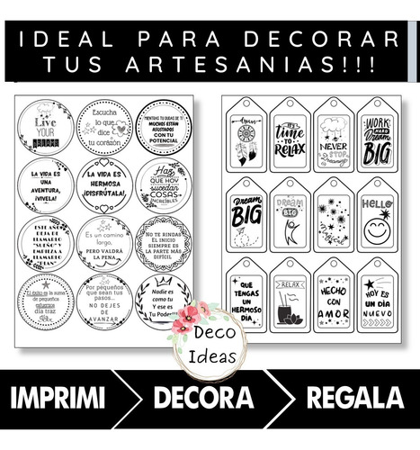 Imagen 3 de 5 de Kit Imprimible 01 De Frases Motivadoras Para Emprendedores