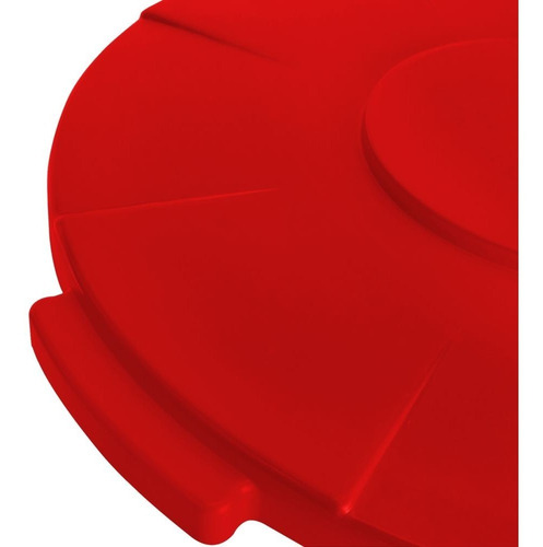 Tapa Ciega Para Contenedor Toff 120l Color Rojo