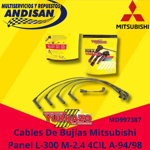 Cables Bujias Mitsubishi Panel L-300 Iny M-2.4