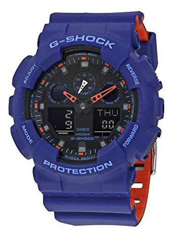 Pantalla Analógico-digital Casio Ga-100l-2acr G Shock Para H
