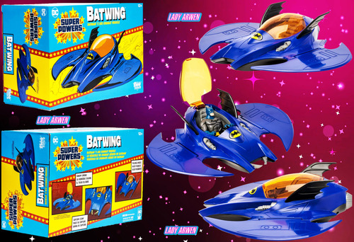 Mcfarlane Toys Dc Super Powers Batman Batwing Batjet