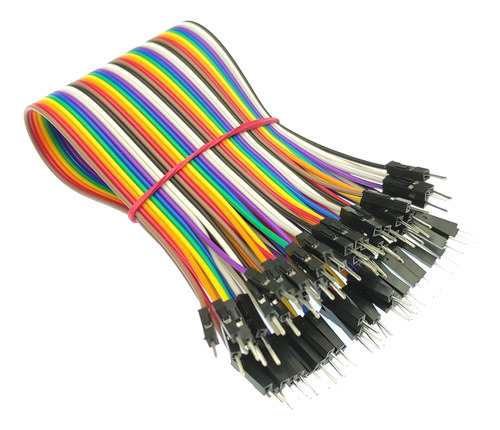 Cables Dupont Jumpers Para Protoboard 20cm 40piezas 