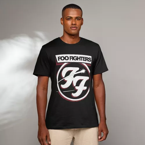 Camiseta Preta Banda Foo Fighters The Sky Turnê Brasil 2023 Bomber Rock -  Outros Moda e Acessórios - Magazine Luiza